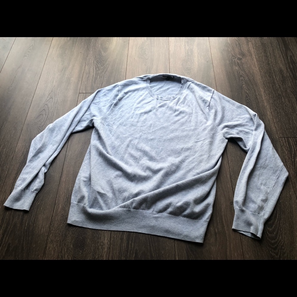 J crew mercantile light blue sweater shirt XL